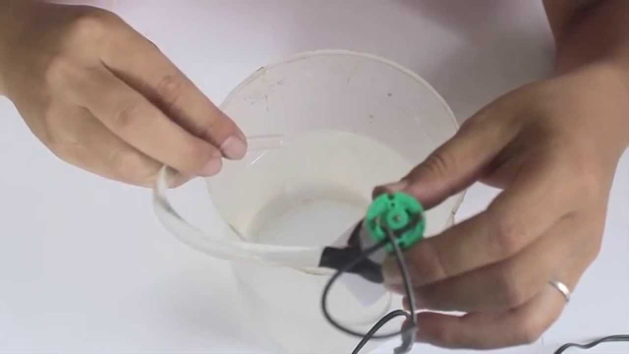 Vài mẹo để sáng tạo ra máy bơm nước mini